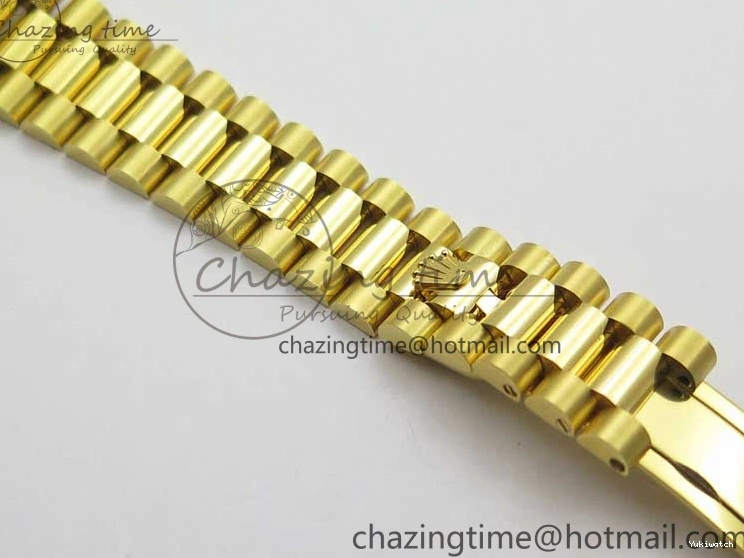 Best 31mm Malachite Bracelet EWF on Dial YG Daydate YG Edition 278288 Green ETA2688 President 0416